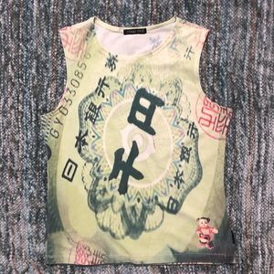 Cheap Thrill Green Tank Top size M